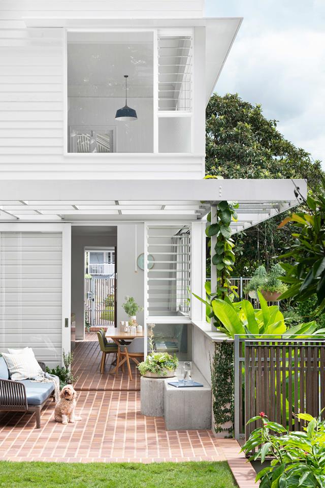 Exterior of custom home in Paddington Brisbane, built by Bluebird builders